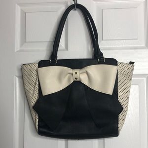 Betsey Johnson Purse Big Bow Shoulder